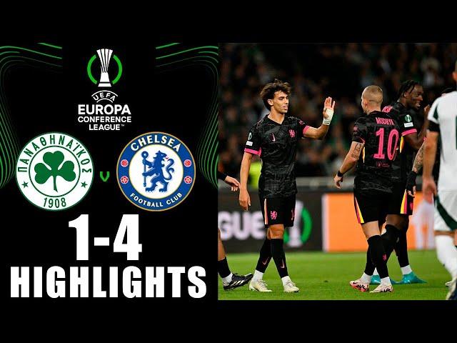 Mykhaylo Mudryk Goal | Panathinaikos vs Chelsea 1-4 Highlights | UEFA Europa Conference League 24/25