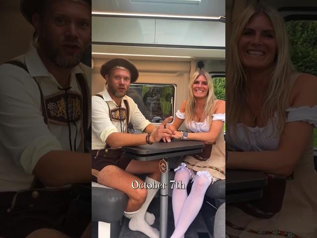 DRESSING UP VanLife meets Oktoberfest #meetup #oktoberfest #bratwurst #fancydress #vanlife