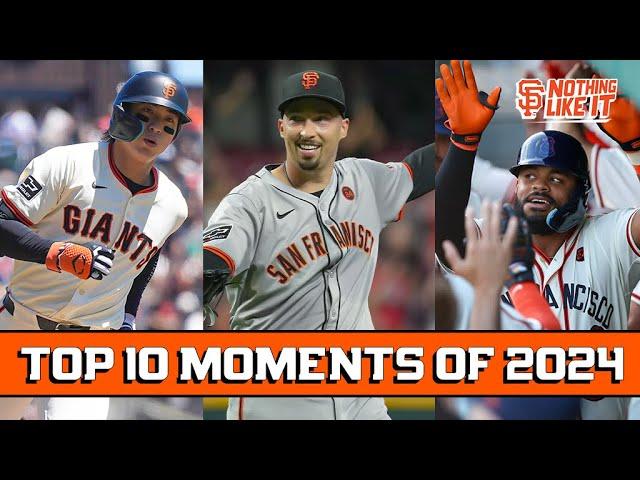 Top 10 Moments of the 2024 San Francisco Giants Season