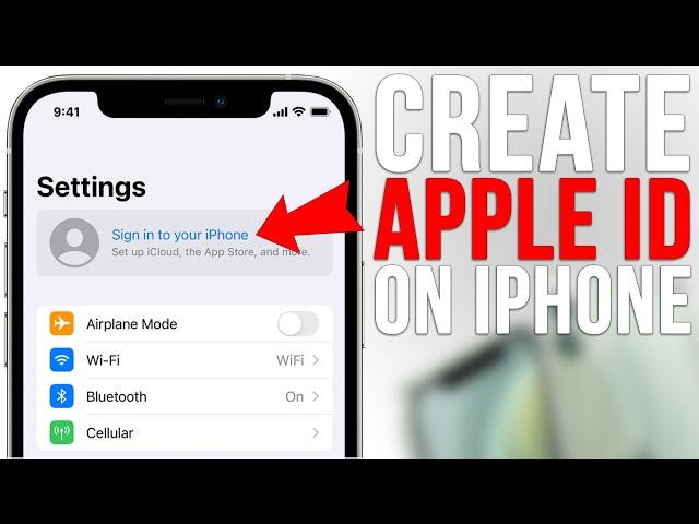 How to create a new Apple ID on iPhone! [2023]