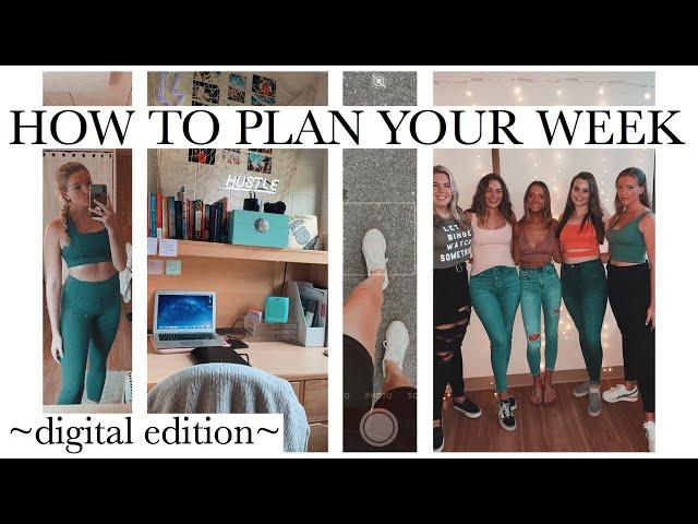 DIGITALLY PLAN YOUR WEEK | color coding, & time management tips - collab w/ @Devon Nicole