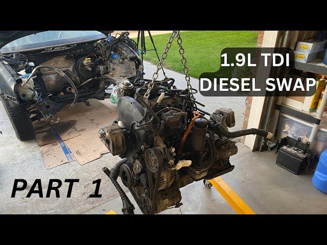 Dodge Dakota 1.9L TDI Diesel Swap Part 1