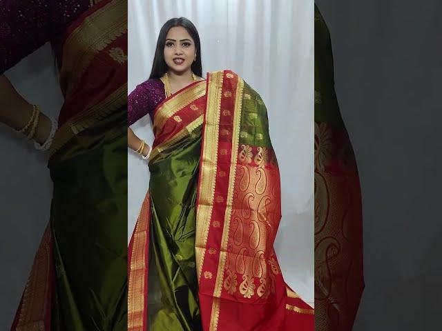 DHAMAKA Kanjivaram, KHADDI, white red  sarees,Whatsapp 8100732795