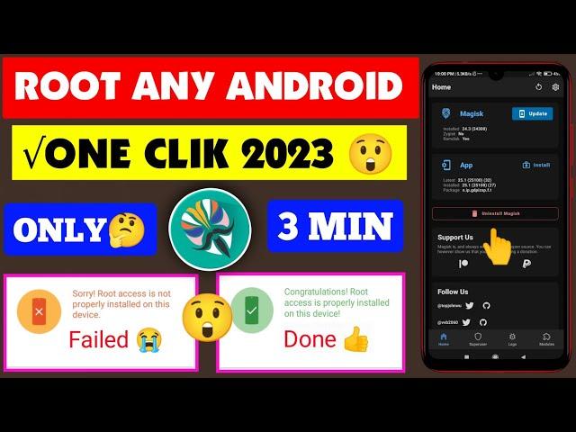 Magisk Root Big Update  Rooting Any Android 11.12 10 9 8 Version || Mtkeasysu Github No Kingroot Pc