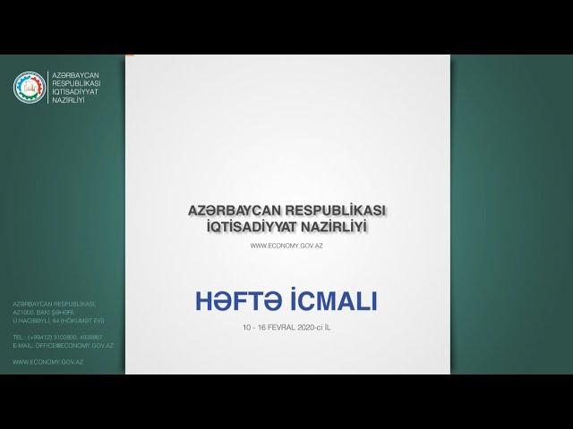 "Həftə icmalı", 10-16 fevral 2020-ci il