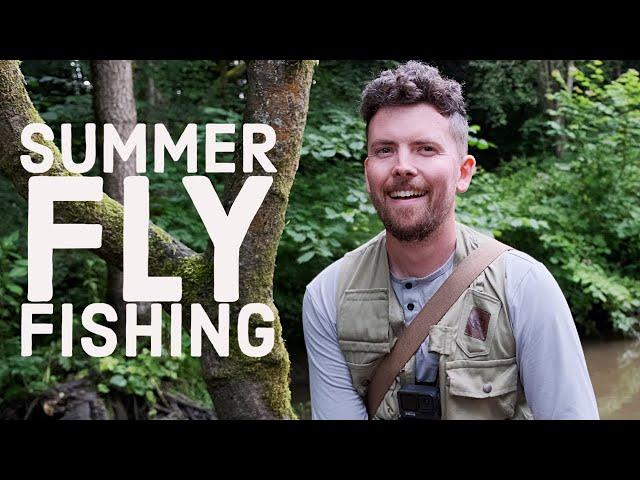 Perfect Summer fly fishing in England