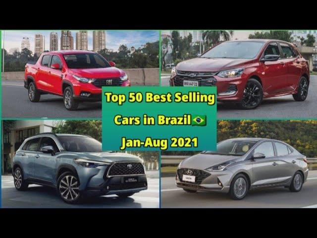 Top 50 Best Selling Cars in Brazil Jan-Aug 2021