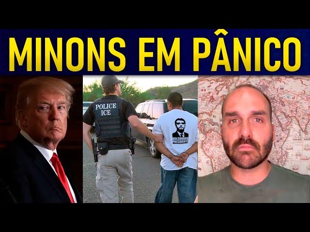 Evangélicos minions são avisados de DEPORTAÇÃO com eleição de Trump e CH0RAM traição de Bolsonaro