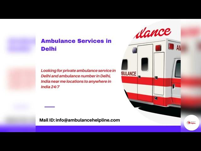 Air ambulance services in Delhi - Ambulance Helpline Number