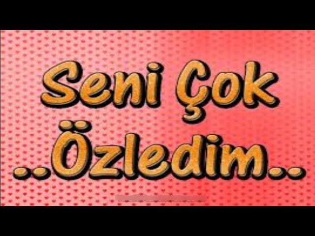 Öyle Özledim ki Seni... Sesini Kokunu Gülüşünü | Sevgiliye Duygusal Özlem Şiiri