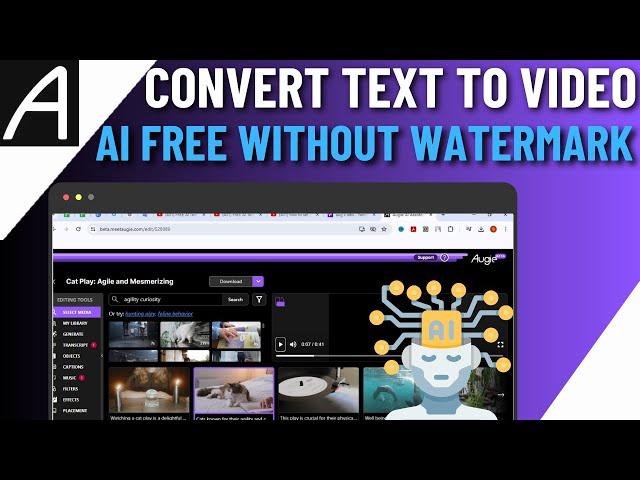 Best FREE AI Text To Video Generator Without Watermark | Text To Video Converter