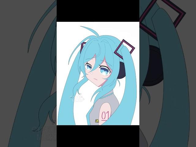 Language of the lost 🩵| Hatsunemiku #shorts #vocaloid #hatsunemiku
