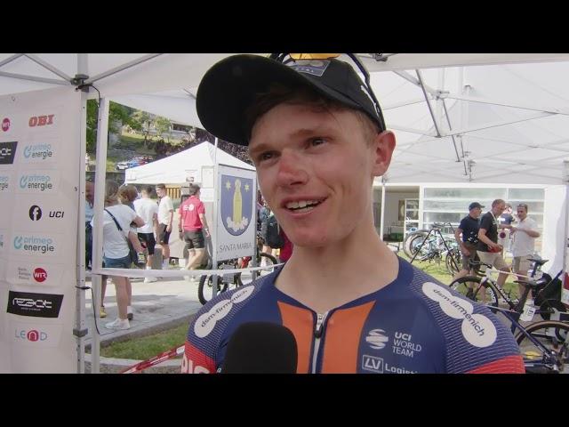 Oscar Onley  - Interview at the finish - Stage 5 - Tour de Suisse 2025