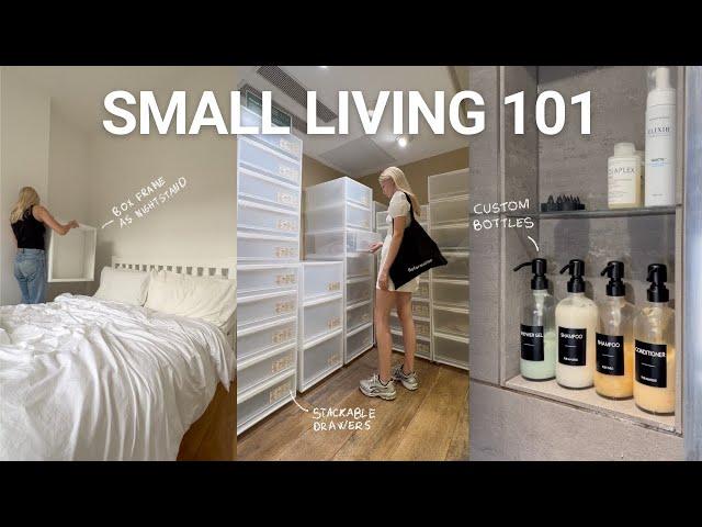 How to organize and decorate small apartment | 8 tips & hacks  ad