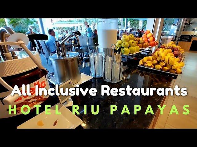 All Inclusive Restaurants Hotel Riu Papayas: Gran Canaria