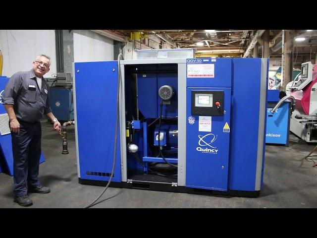 QUINCY ROTARY SCREW AIR COMPRESSOR