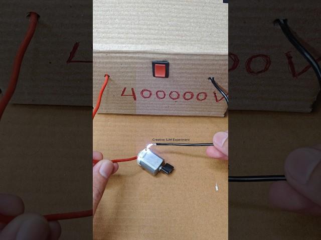 400kv to 3v Dc Motor | #dcmotor #tech #youtubeshorts #dcmotorproject