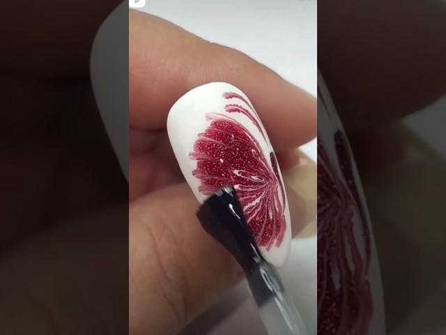 Easy and beautiful nail art design #nailart #easynailart #simplenails #nailart #shortvideo