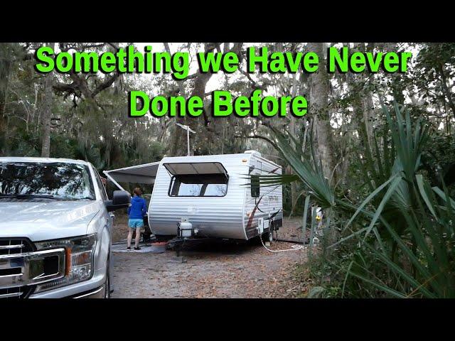 Something We Have Never Done While RV Camping at Hanna Park in Florida