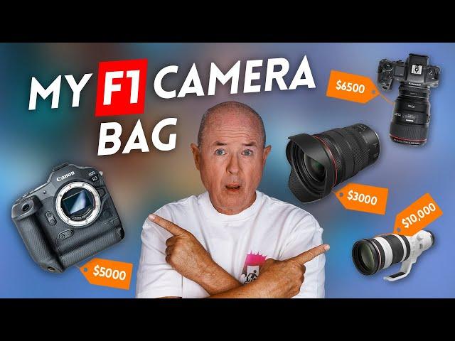 My $60k F1 Camera Bag!