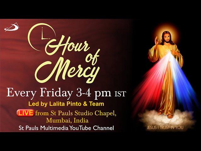 Hour of Mercy 3-4pm | 13th Dec. 2024 | Lalita Pinto & Team | Live from St Pauls Studio Chapel