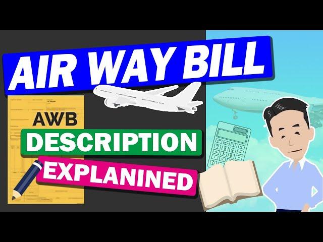 Explained about Cost on Air Waybill! What's Rate/Charge/Class, As Arranged?