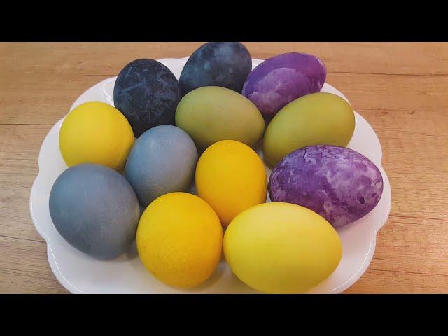 How to PAINT EGGS FOR EASTER WITHOUT CHEMICALS! Karkade and Turmeric, a simple WAY! 