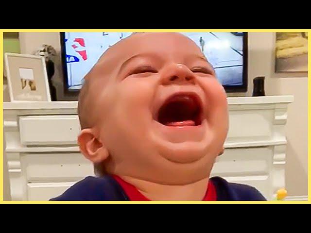 Cute And Funny Baby Laughing Hysterically || 5-Minute Fails