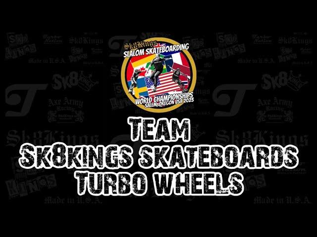 Sk8Kings Skateboards - 2023 Slalom World Championships - Racing Team