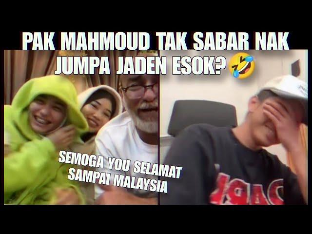 PAK MAHMOUD TAK SABAR JADEN DAN KK CHIMA NAK DATANG MALAYSIA!