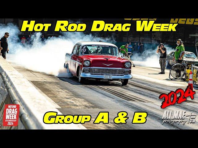 Hot Rod Drag Week Group A & B Drag Racing Day 1