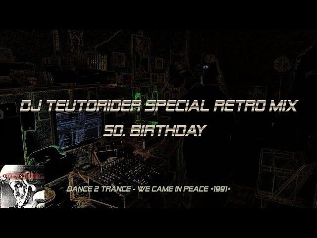 DJ TeutoRider Spezial | Techno Trance House Retro Mix #90 #90ziger #classictechno