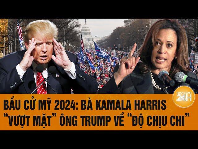 Bầu cử Mỹ 2024: Bà Kamala Harris “vượt mặt” ông Trump về “độ chịu chi”