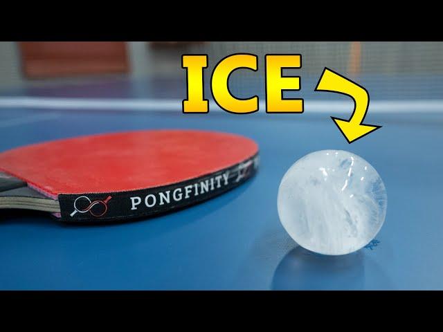 Frozen Ping Pong Ball Challenge