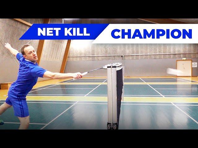 Badminton Net Kill - Forehand 2 versions