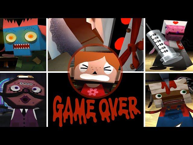 Gregory Horror Show All Horror Shows (All Deaths, Game Over)