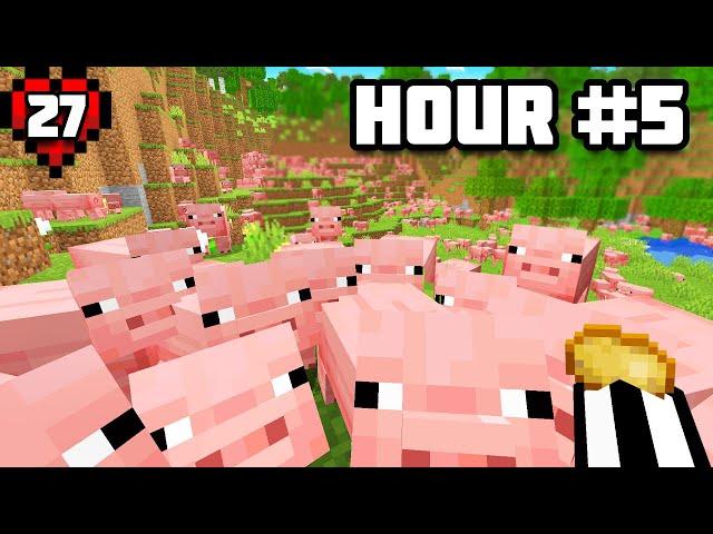 I Made a PIG PARADISE for Technoblade in Minecraft Hardcore!