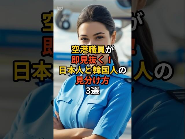 日本人と韓国人の見分け方3選 #雑学 #海外の反応