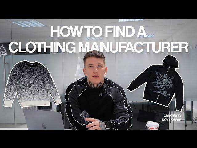 How to Find a Reliable Clothing Manufacturer