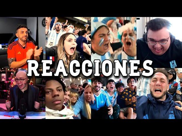 Las Mejores Reacciones de Youtubers a la Final del Mundial 2022