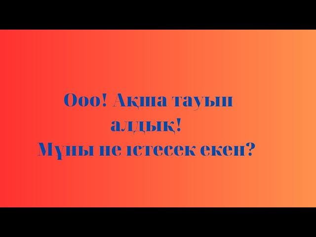 Көшеден ақша тауып алдық.Ол ақшаны  не істеген дұрыс?