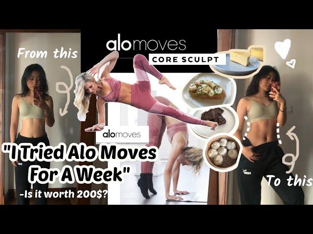 I Tried Alo Moves Ab Workout for a Week (Exhausted!!!) | Before and After| Is it worth the price?