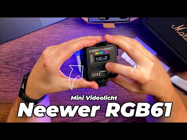 Neewer RGB61 mini Videolicht mit 20 verschiedenen Szenenmodi