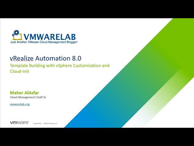 vRealize Automation 8 and vSphere Customization with Cloud int and Static IP assignment