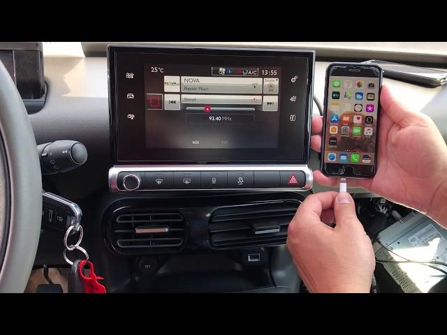 Carplay Peugeot 208, Carplay citroen  carvision