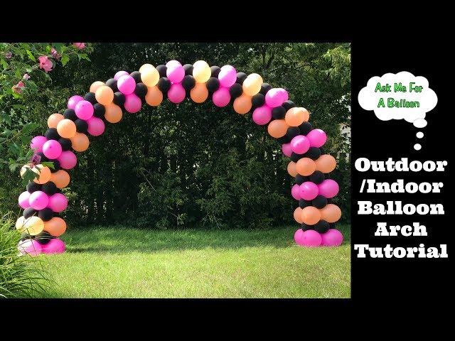 Balloon Arch Decoration - Step By Step Tutorial