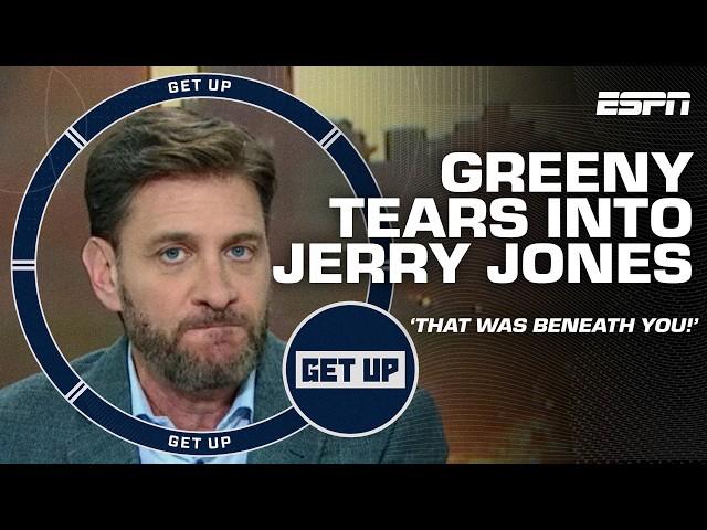 Mike Greenberg CALLS OUT Jerry Jones' uncomfortable power dynamic, bad general managing | Get Up