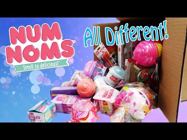 Giant Num Nom Haul! Toy Surprise Box Opening! All Different All Series!