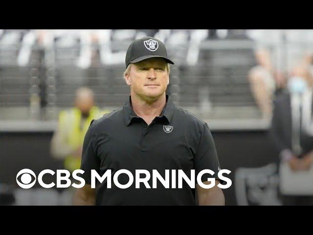 Jon Gruden steps down as Raiders head coach after leaked emails reveal homophobic language