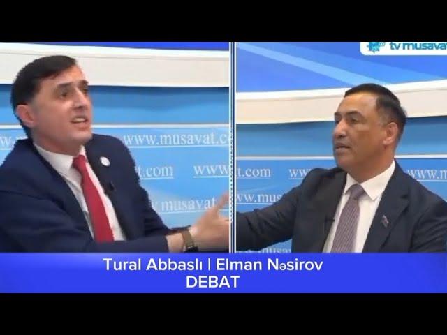 Tural Abbaslının Elman Nəsirov ilə debatından hissə ...  ( 04.02.2024 )